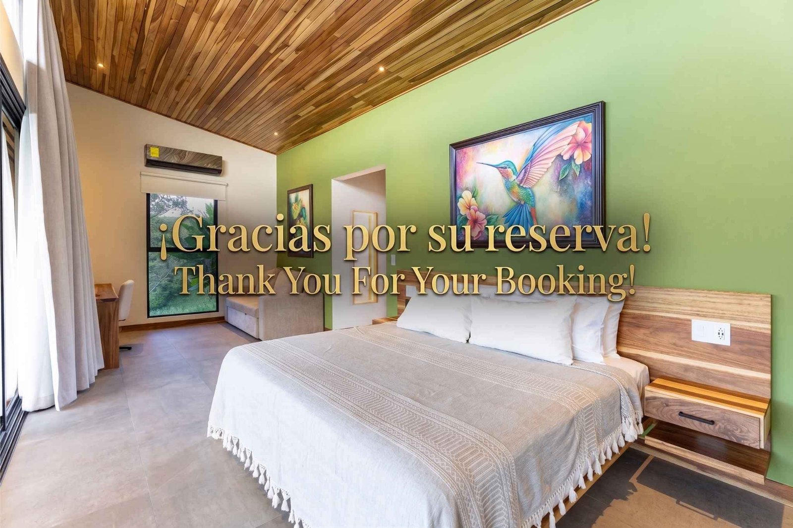 confirmacion reservacion Villas Montano Villa Montano Arenal
